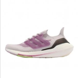 Adidas ULTRABOOST 21 Ice Purple White Rose Running Shoes S23831 Women's